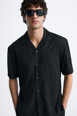 GEOMETRIK JACQUARD GOMLEK - Zara фото 14