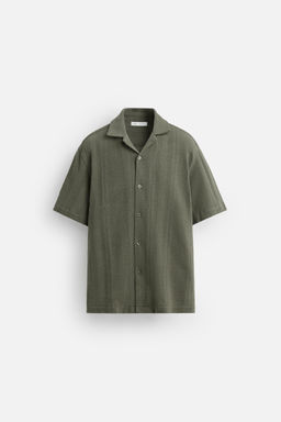 TEXTURED JACQUARD SHIRT - Zara фото 6