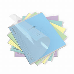 Цена за 10 шт. Тетрадь школьная ученическая с пластиковой обложкой на скобе ErichKrause Классика CoverPrо fizzy, А5+, 12 листов, клетка_MIX-PACK