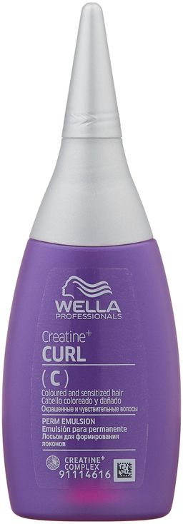 -18% Лосьон CREATINE+ Curl it (C) для чувствительных, окрашеных волос 75 мл, Wella Professionals