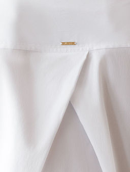 Укороченная блузка из эластичного хлопка - Vilatte фото 4