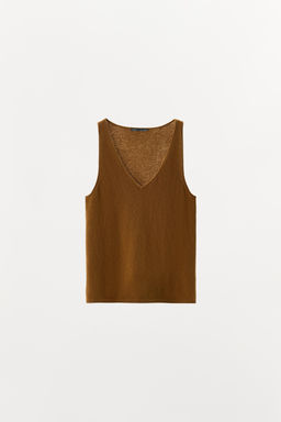 100% WOOL STRAPPY TOP - Zara фото 3