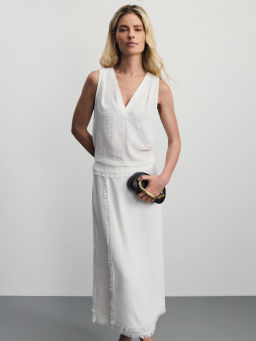 Юбка миди на запах / Zarina