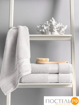 PRIME PRIVE ОТИЛИЯ сер К-т Полотенец, 50x100-1/70х140-1, 2 пр., 100% хлопок, 500 гр/м2  фото 5