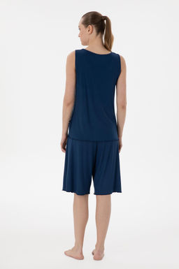 Kad_n Lacivert Pijama Tak_m_ Sepette S_rpriz _ndirim - U.s. polo assn фото 5