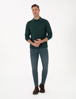 Koyu Ye_il Regular Fit Sweatshirt - Pierre cardin фото 4
