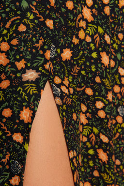 TRENDYOLMILLA Cok Renkli Y?rtmacl? Desenli Dokuma Elbise TWOAW23EL00325 фото 5