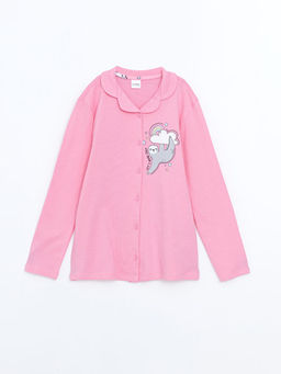 G?mlek Yaka K?z ?ocuk Pijama Tak?m? - Waikiki фото 2