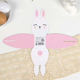 Цена за 10 шт. Формовая коробочка для яйца «Кролик» на пасху, 31 х 25,6 см.