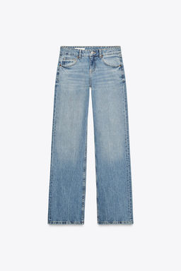 TRF WIDE-LEG LOW-RISE JEANS - Zara фото 16