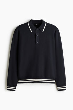 Polo de manga larga Relaxed Fit