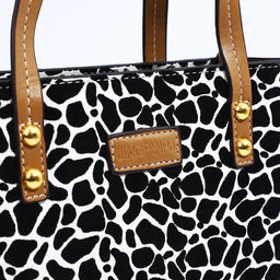 Сумка-тоут на молнии, цвет белый/чёрный - Simaland фото 5