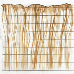 Волосы-тресс для кукол Прямые длина волос: 40 см, ширина: 50 см, №18 - Школа талантов фото 3