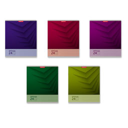 Цена за 10 шт. Тетрадь школьная ученическая ErichKrause Duotone Next ассорти, 24 листа, линейка (в плёнке по 10 штук)_MIX-PACK  фото 12