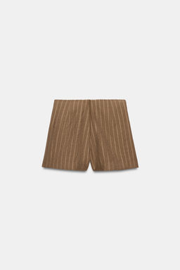 FALDA PANTAL?N NUDO ABALORIOS / Marr?n - Zara фото 7