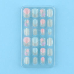 УЦЕНКА Детские накладные ногти "Зайка", 24 шт