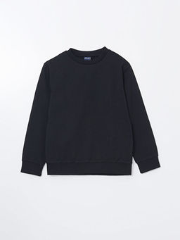 Bisiklet Yaka Erkek ?ocuk Sweatshirt