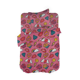 КПБ 1.5 перкаль "WENGE" Kids (70х70) рис. 60136-1 Kiss