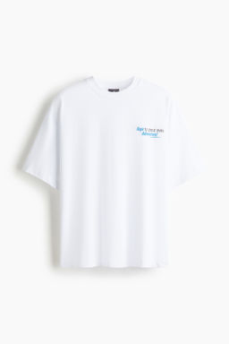 Camiseta con estampado Oversized Fit - H&m фото 4