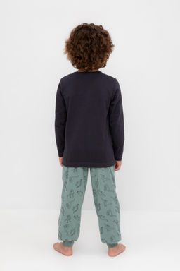 Crockid _ К 1606/графит,дино друзья пижама дет  фото 3