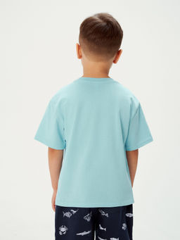 ACOOLA / Футболка детская для мальчиков Piranha голубой фото 2