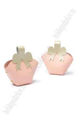 Сумочка 13*13*4,5 см (2 шт) SF-8043, светло-розовый