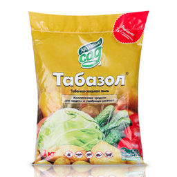 Табазол (зольно-табачная пыль) 1кг (удобрение, защита растений от вредителей)