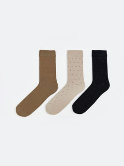 Desenli Erkek Soket ?orap 3l?