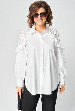 Блуза EVA GRANT 7174-1 белый