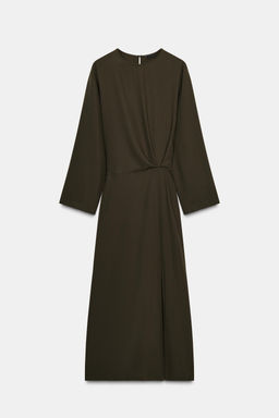 ZW COLLECTION PLEATED MIDI DRESS - Zara фото 5