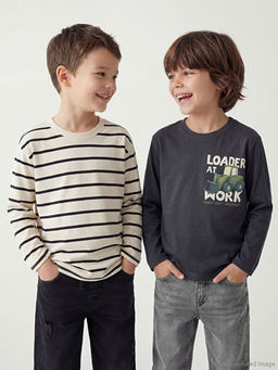 Bisiklet Yaka Erkek ?ocuk Ti??rt 2li