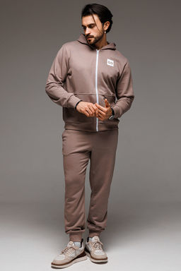 Спортивный костюм GO M3023zp /04-03.176-182 капучино
