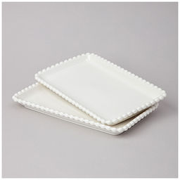 НАБОР БЛЮД LEFARD PEARL ПРЯМОУГ. 2 ШТ. 25*14,5*2,5 СМ