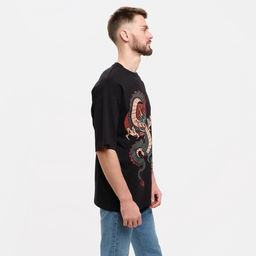 Футболка KAFTAN «Dragon», черный, р. 46