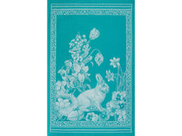 01с-78ЯК 50*76 Полотенце "Пасхальный кролик" цв. бирюзовый (св. зеленый)