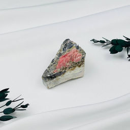 Родохрозит и Халькопирит на породе - Радуга самоцветов фото 2