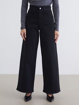 Wideleg Kad?n Jean Pantolon