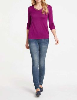 Пуловер, фуксия - Linea tesini фото 3