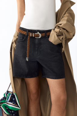 Vaquero corto de talle alto - H&m фото 11