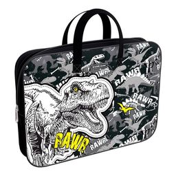 Цена за 1 шт. Папка текстильная на молнии ErichKrause с ручками Dinosaur Park, A4+