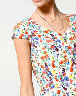 Платье, бело-пестрое - Linea tesini фото 5