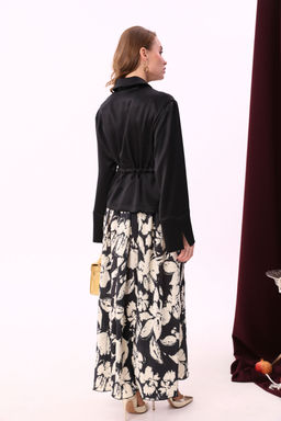 Платье NIKVA н900-3 бежевый/черный фото 3