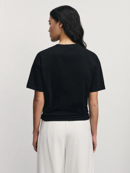 Футболка с завязкой на талии / Zarina  фото 5