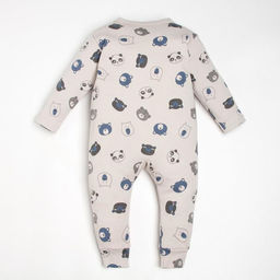 Комбинезон в набивку Крошка Я Мишка, рост 80-86 см, серый  фото 5