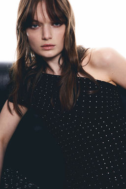 Vestido ajustado de un hombro