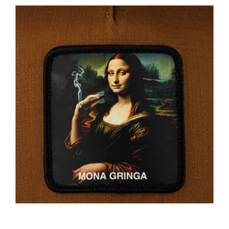 Бейсболка CAPSLAB арт. CL/ART/1/PCT/MONA Premium Mona Gringa (коричневый / черный)