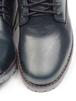 01-278498 NAVY Ботинки мужские зимние (искусственная кожа, шерсть)