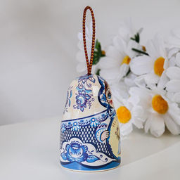 Колокольчик Матрешка На счастье! 7см - Simaland фото 2