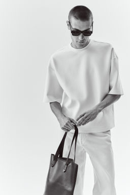 Camiseta efecto neopreno Oversized Fit - H&m фото 7