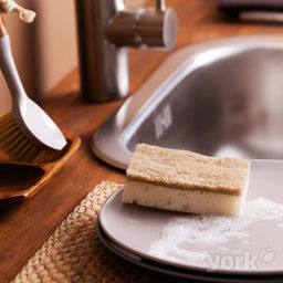 Губка для посуды 2 шт ЭКО Натурал "YORK" арт.030200